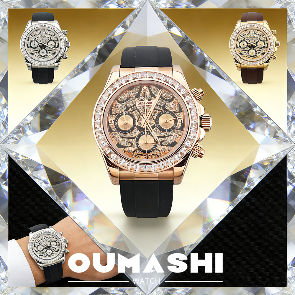 Luxury Watch Business - 39mm men's watch VK63 movement quartz