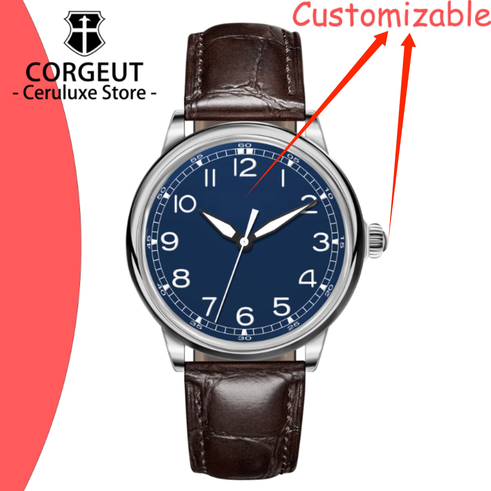 Luxury Watch Business - CUSTOM Logo 41mm MIYOTA8215 Automatic Mechanical