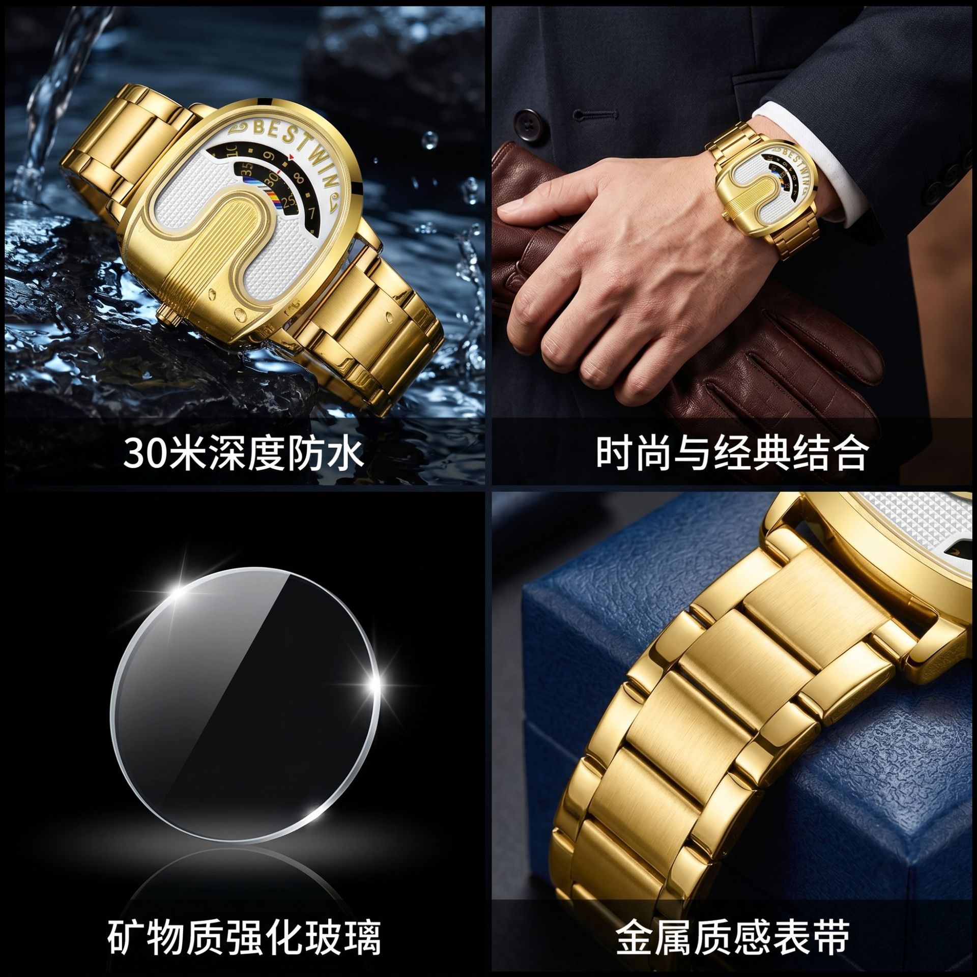 Gold Top Brand Luxury Men Watc - Luxury Watch Quality ulasan dan harga