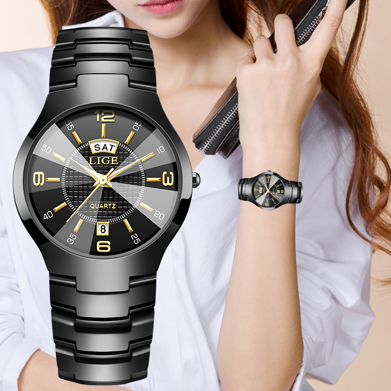 LIGE Fashion Elegant Women's W - Luxury Watch Straps ulasan dan harga