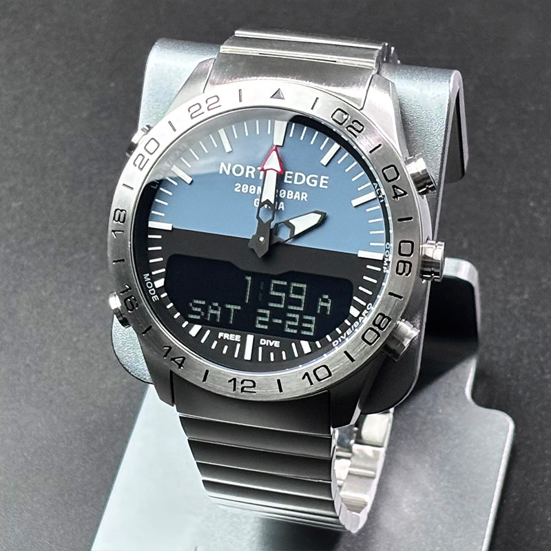 NORTH EDGE Mens Dive Watch Mil - Compass Watch Luxury ulasan dan harga