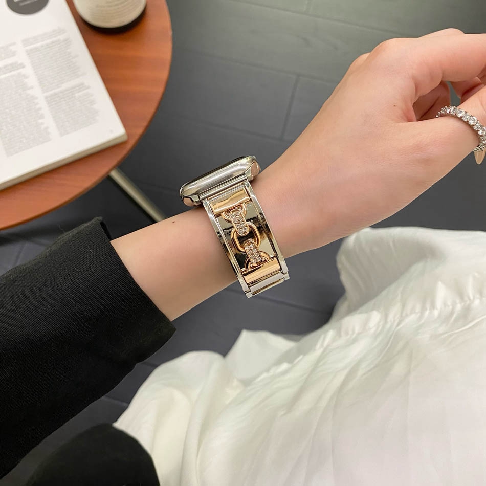 Luxury Double Loop Metal Brace - Luxury Watch German ulasan dan harga