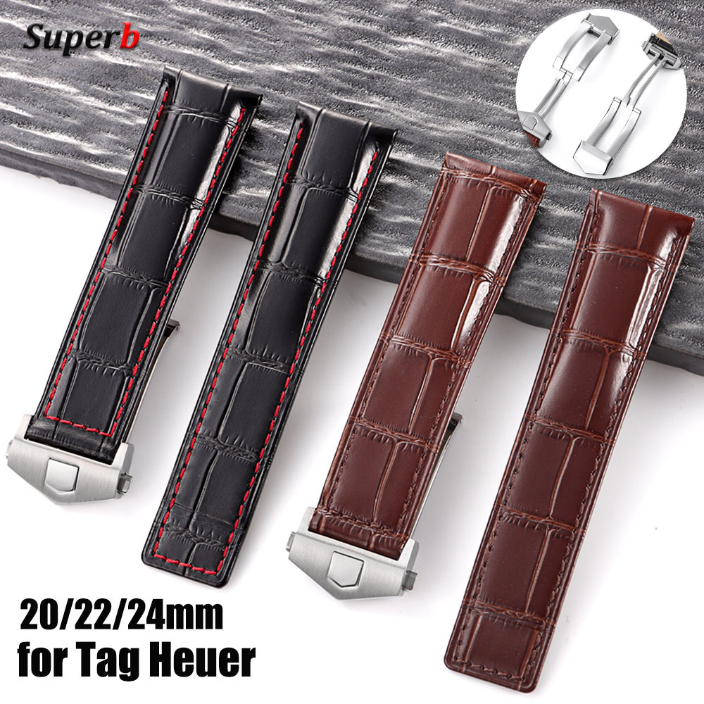 Leather Cowhide Watch Strap 20 - Tag Heuer Is Luxury Watch ulasan dan harga