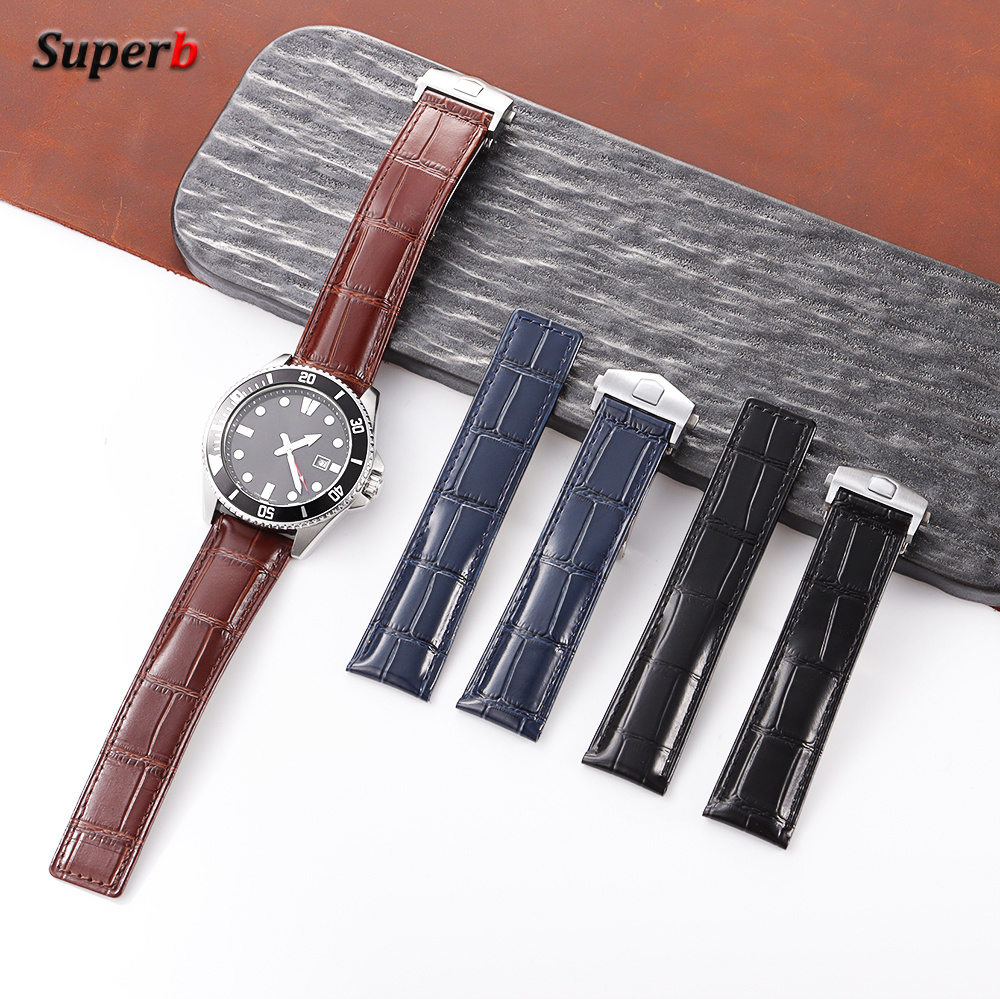 Leather Cowhide Watch Strap 20 - Tag Heuer Is Luxury Watch ulasan dan harga