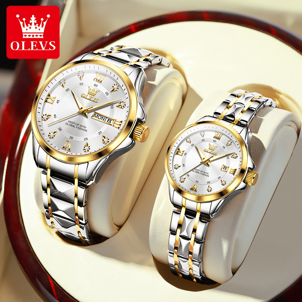 OLEVS 2906 Couple Watch Origin - Luxury Watch Wallpaper ulasan dan harga
