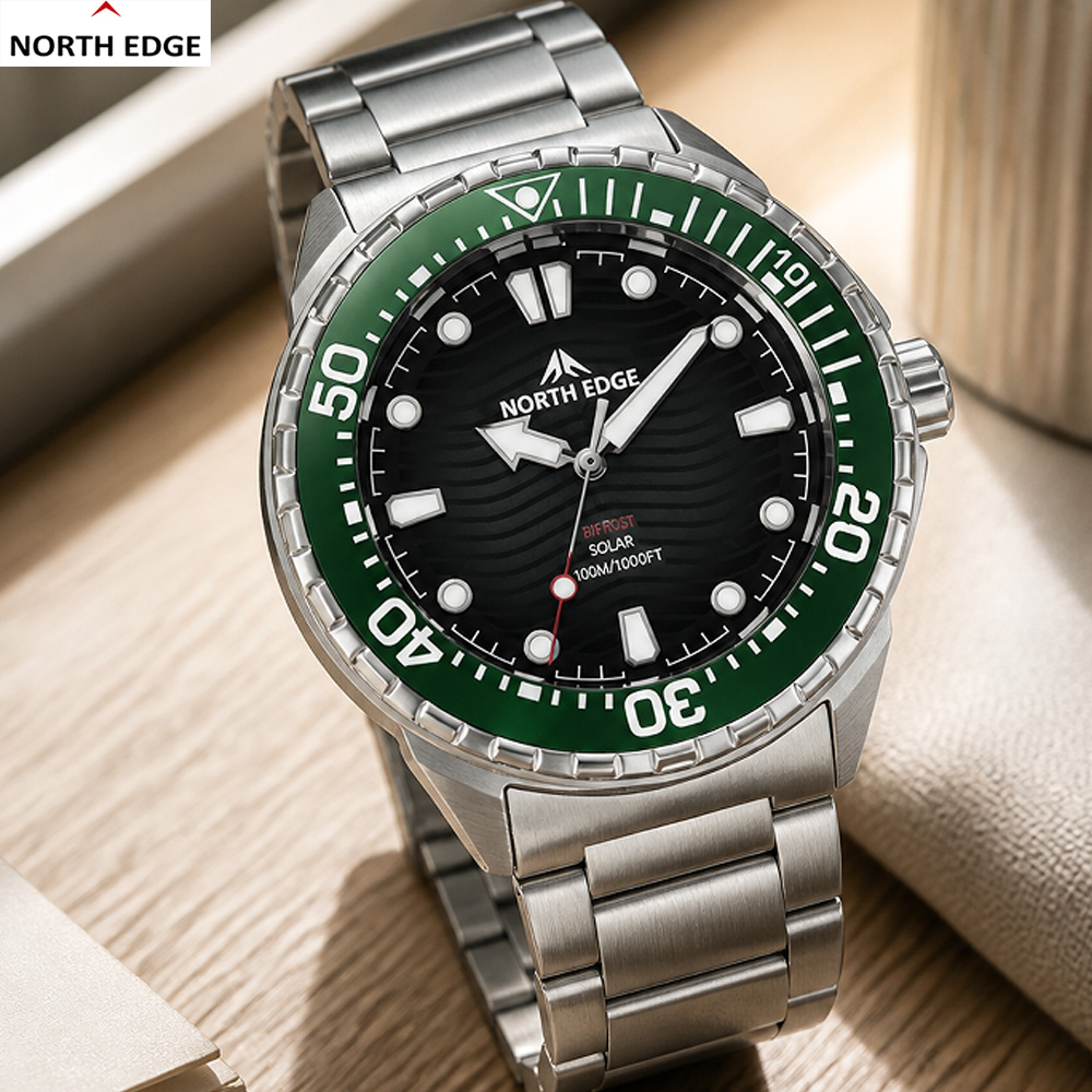 NORTH EDGE TRITON Outdoor Mili - Compass Watch Luxury ulasan dan harga