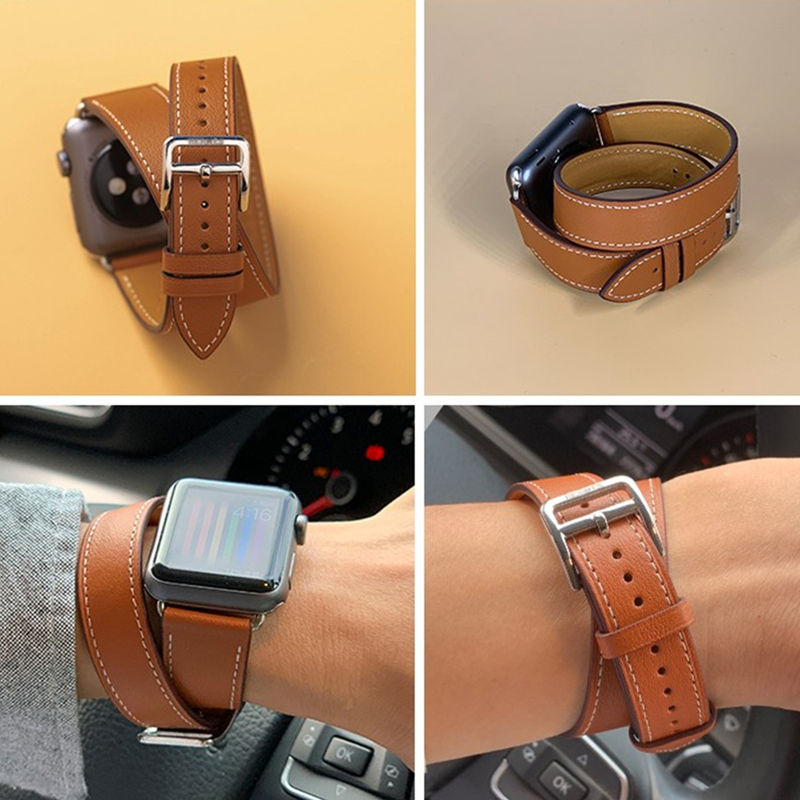 Double Tour Strap for Apple wa - Luxury Watch Hermes ulasan dan harga