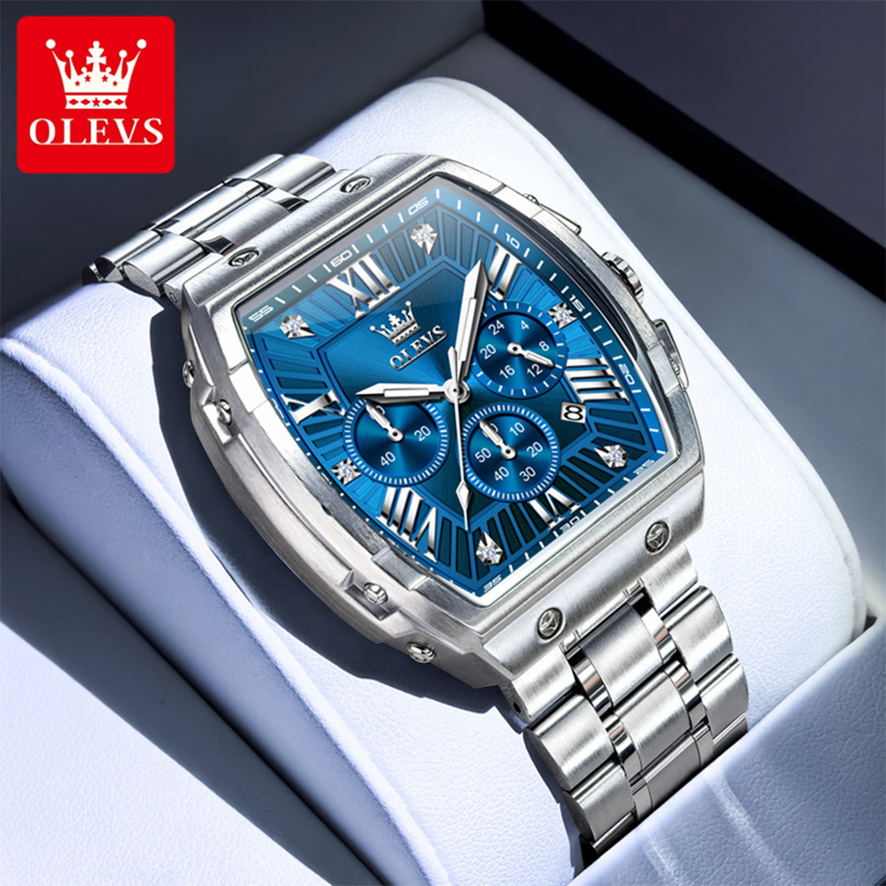 OLEVS New Design Tonneau Watch - Luxury Watch Wallpaper ulasan dan harga