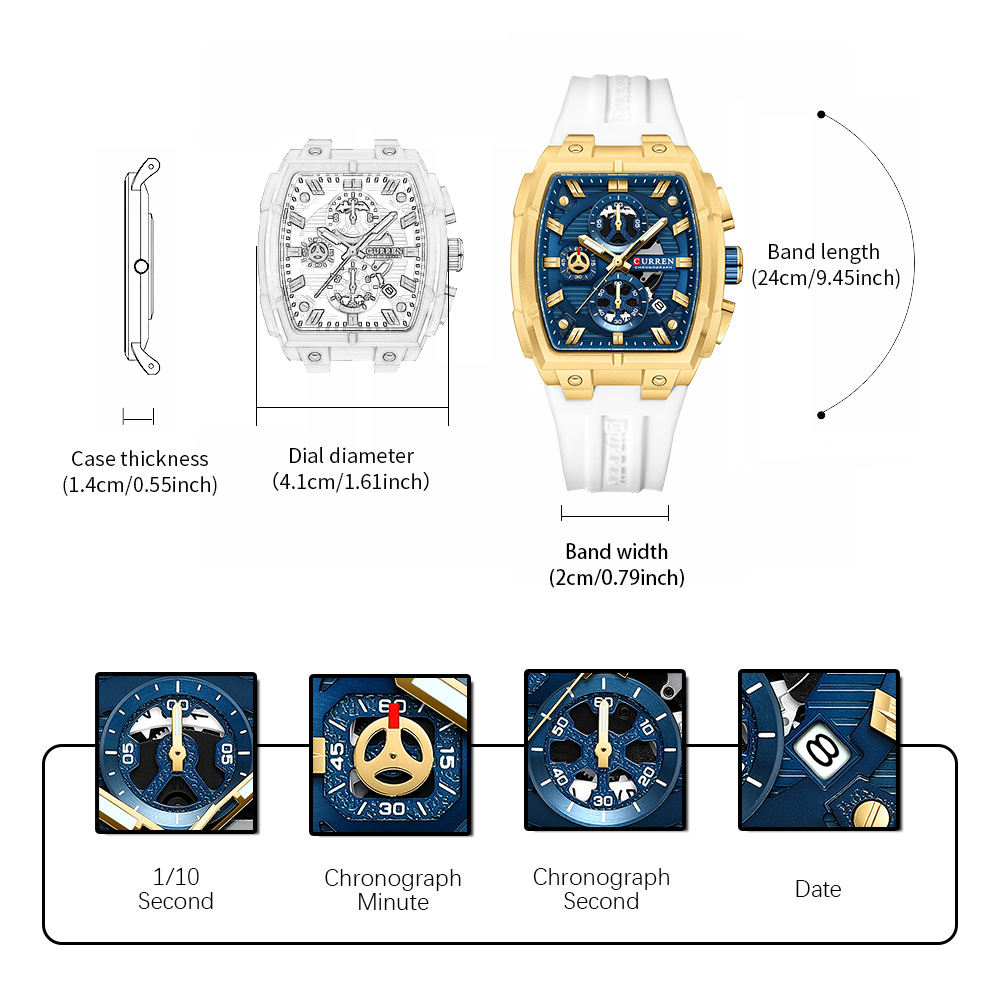 CURREN Luxury Vintage Watch fo - Luxury Watch With Bracelet ulasan dan harga
