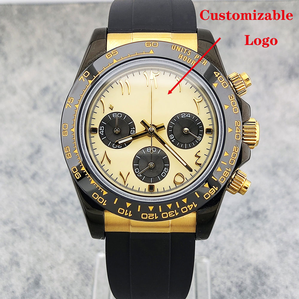 39mm Men's wristwatch VK63 mov - Luxury Watch Business ulasan dan harga