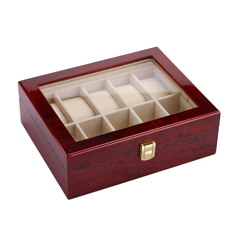 10 Grids Luxury Wooden Watch B - Luxury Watch Grade ulasan dan harga