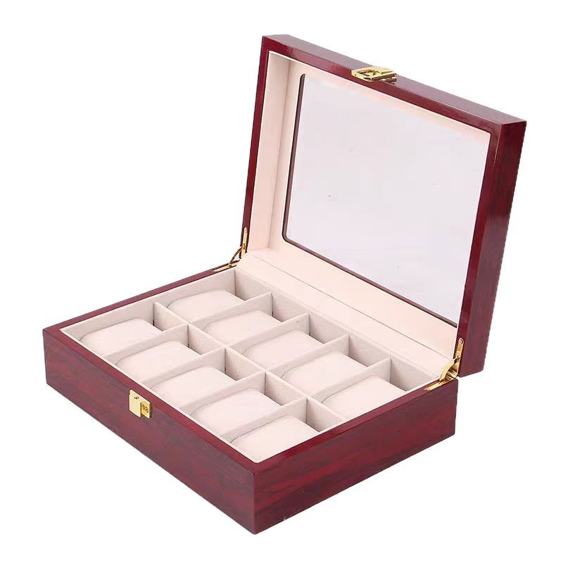10 Grids Luxury Wooden Watch B - Luxury Watch Grade ulasan dan harga