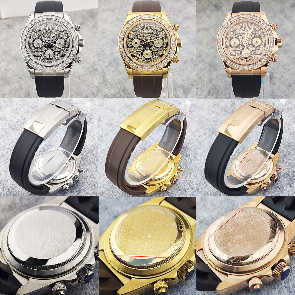 39mm men's watch VK63 movement - Luxury Watch Business ulasan dan harga