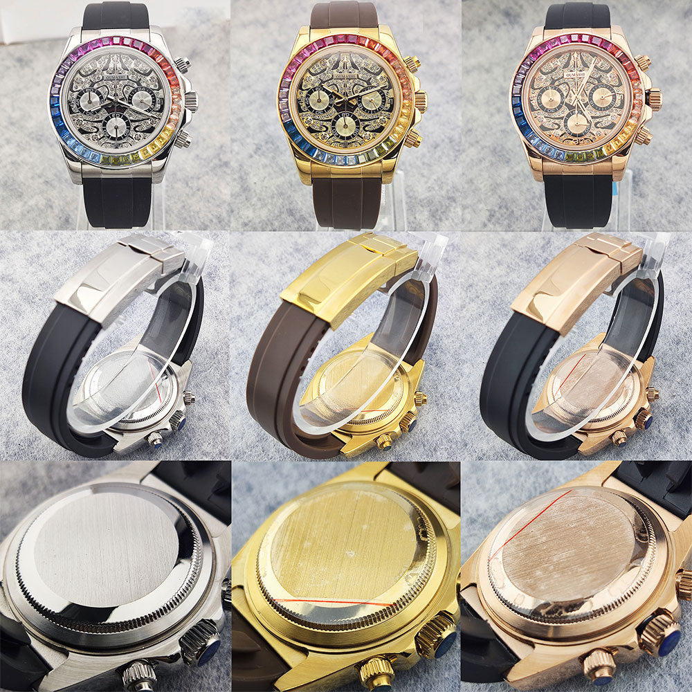 39mm men's watch VK63 movement - Luxury Watch Business ulasan dan harga