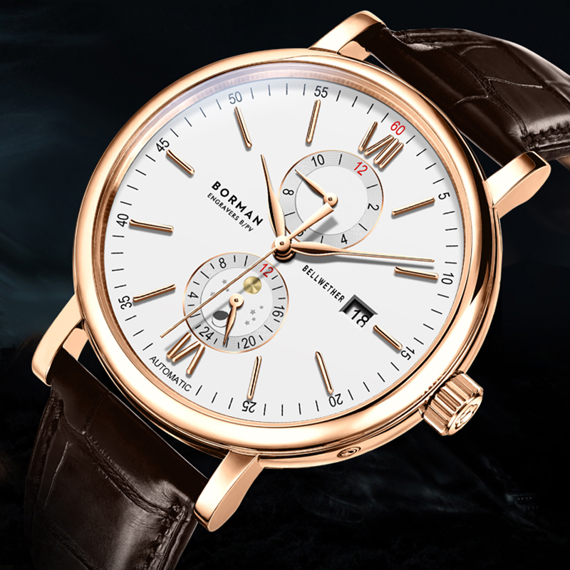 BORMAN Seagull Men's Automatic - Luxury Watch German ulasan dan harga