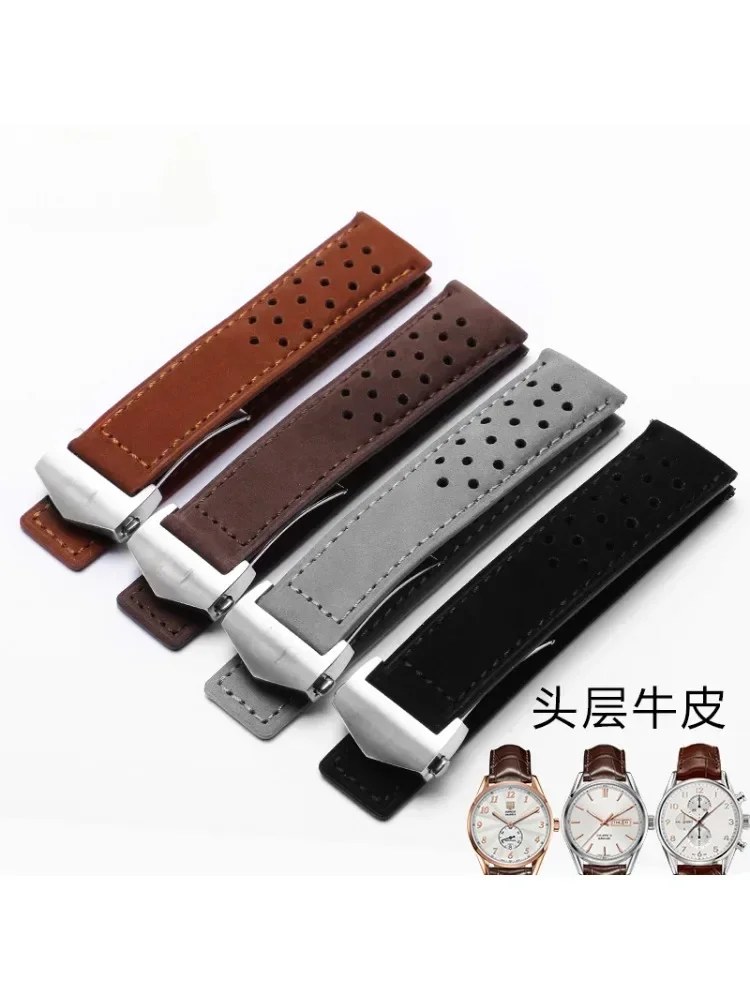 Genuine Leather Watch Strap fo - Tag Heuer Is Luxury Watch ulasan dan harga