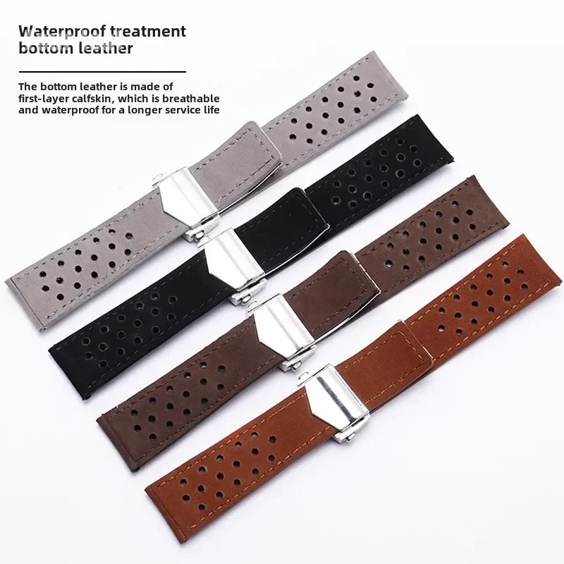 Genuine Leather Watch Strap fo - Tag Heuer Is Luxury Watch ulasan dan harga