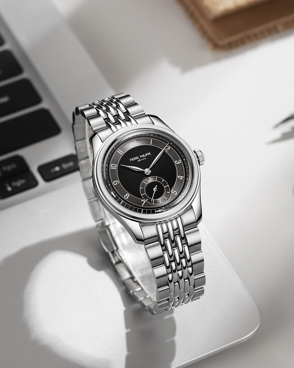 PIERRE Retro Formal Dress Watc - Cloisonne Enamel Dial ulasan dan harga