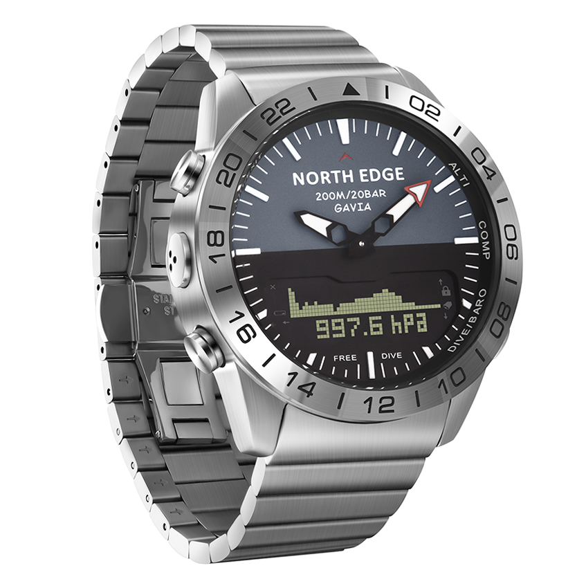 NORTH EDGE GAVIA2 Men's Dive 5 - Compass Watch Luxury ulasan dan harga
