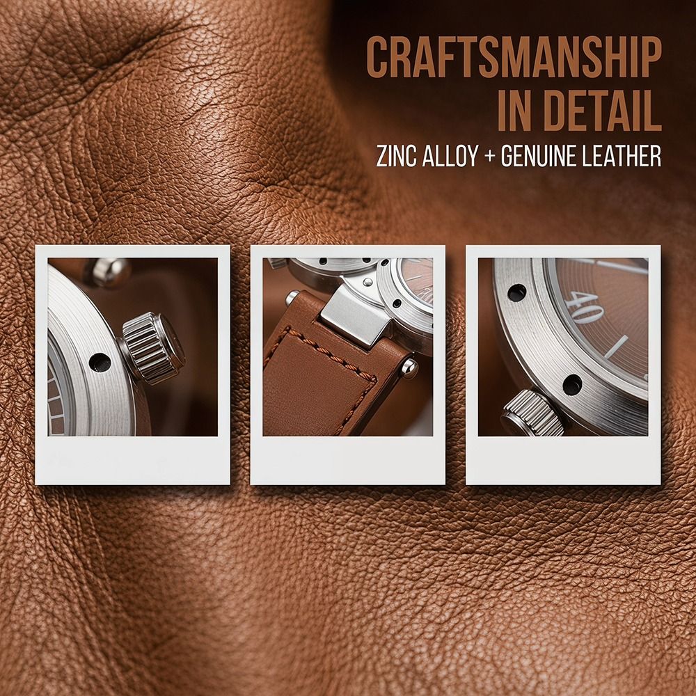 Luxury PU Leather Strap Big Fa - Compass Watch Luxury ulasan dan harga