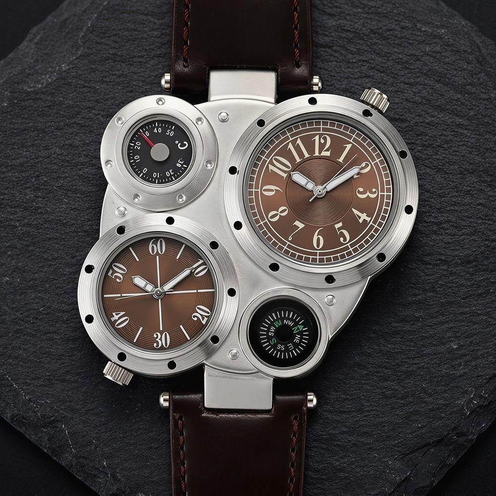 Luxury PU Leather Strap Big Fa - Compass Watch Luxury ulasan dan harga