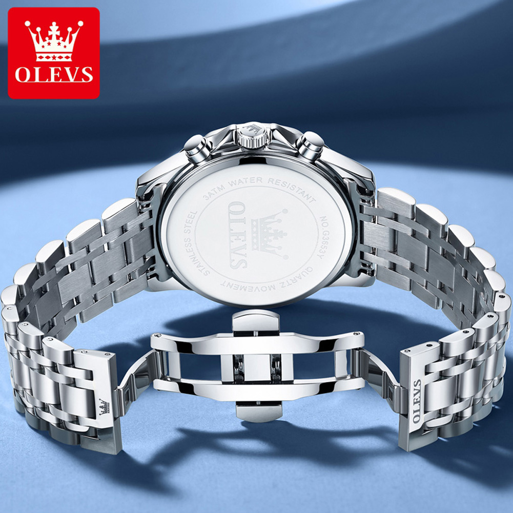OLEVS 3653 Brand Moon Phase Ca - Luxury Watch Wallpaper ulasan dan harga