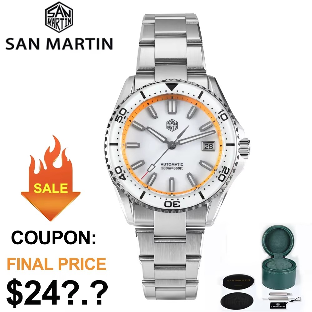 2025 New San Martin 39mm Dive  - Cloisonne Enamel Dial ulasan dan harga