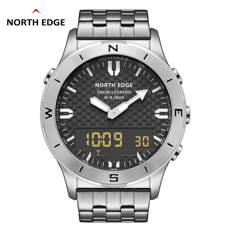 NORTH EDGE Men's Digital Watch - Compass Watch Luxury ulasan dan harga