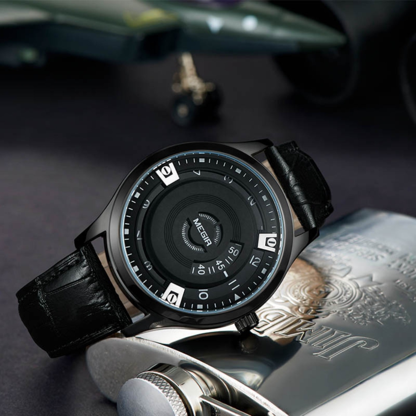 MEGIR Men Watches Luxury Leath - Luxury Watch Straps ulasan dan harga