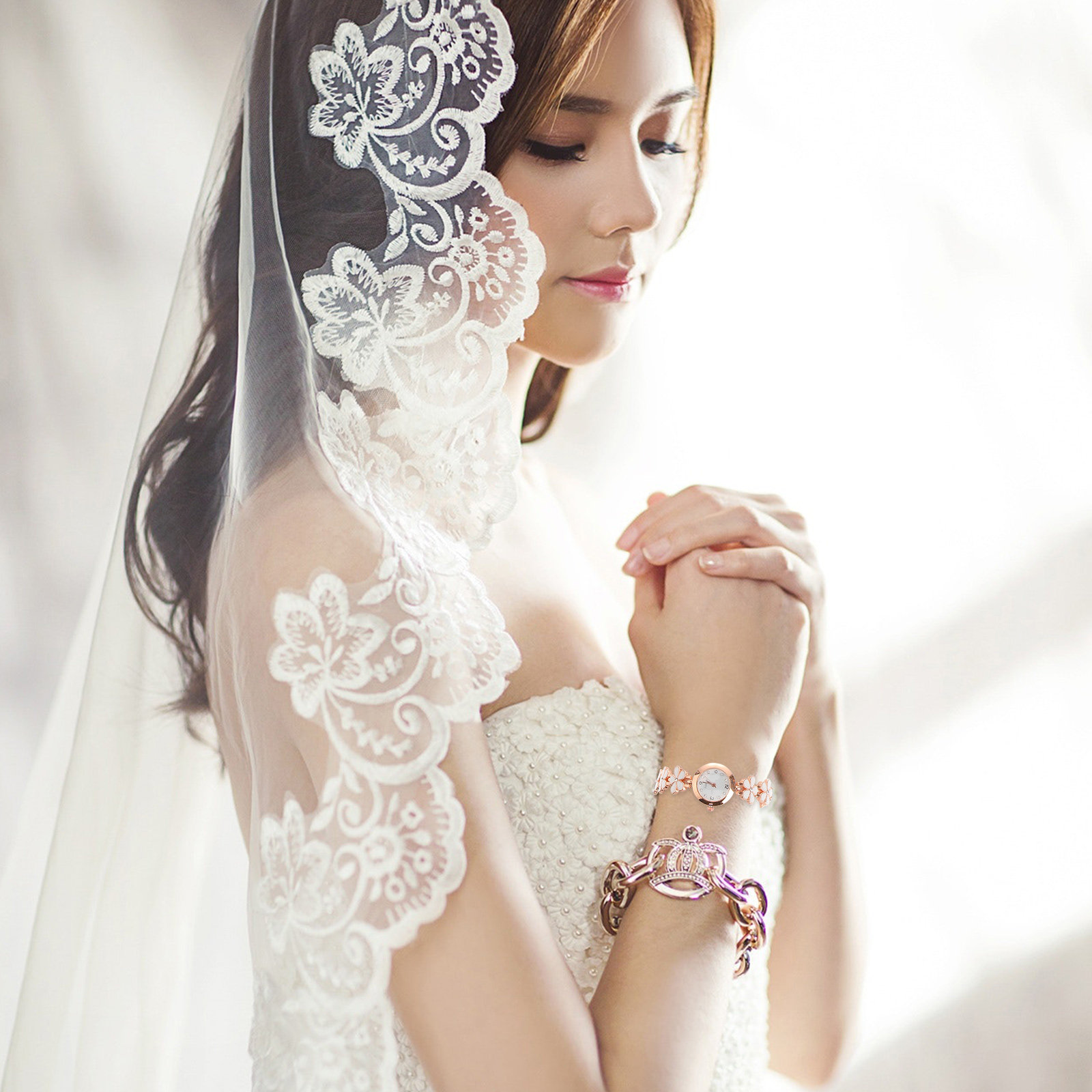 Elegant Crystal Quartz Bracele - Luxury Watch With Bracelet ulasan dan harga
