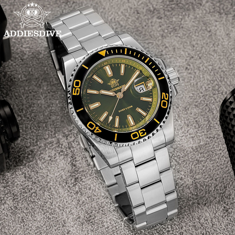 ADDIESDIVE New AD2510 Luxury M - Cloisonne Enamel Dial ulasan dan harga