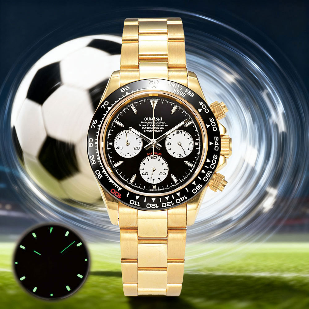 39mm gold custom men's watch V - Luxury Watch Business ulasan dan harga
