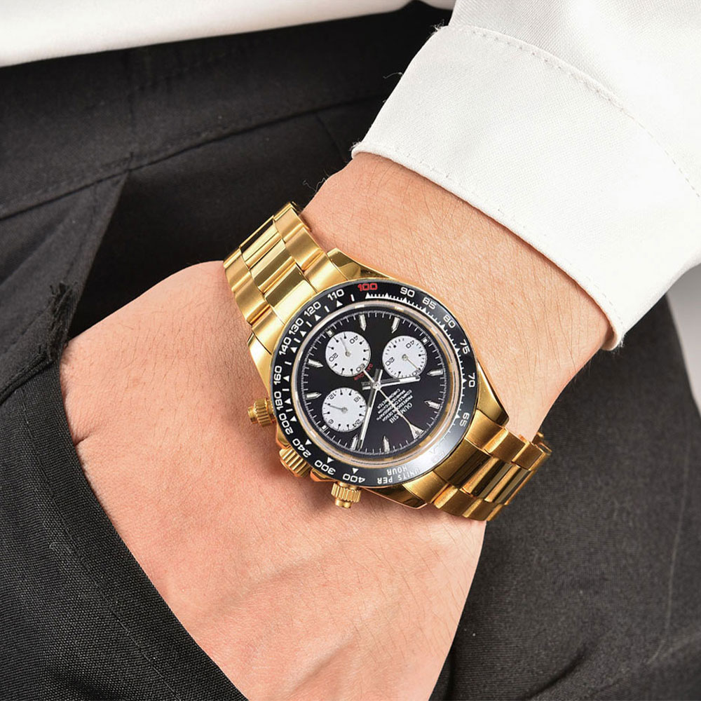 39mm gold custom men's watch V - Luxury Watch Business ulasan dan harga