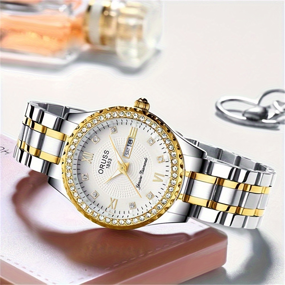 Women's watch room Gold with w - Luxury Watch Grade ulasan dan harga