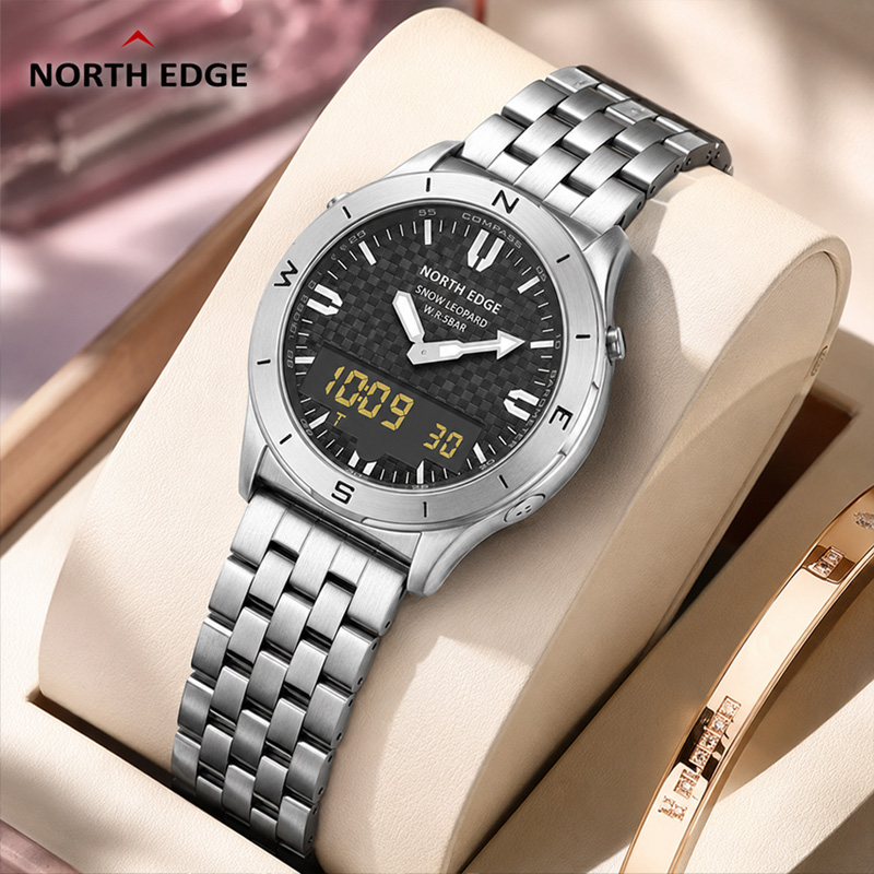 NORTH EDGE Men's Sports Digita - Compass Watch Luxury ulasan dan harga