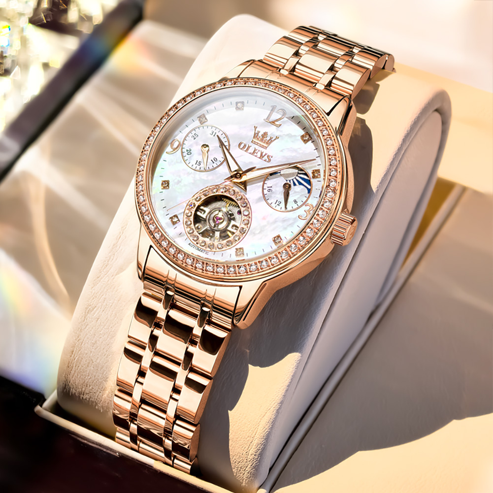 OLEVS Women's Watches Top Bran - Luxury Watch With Bracelet ulasan dan harga