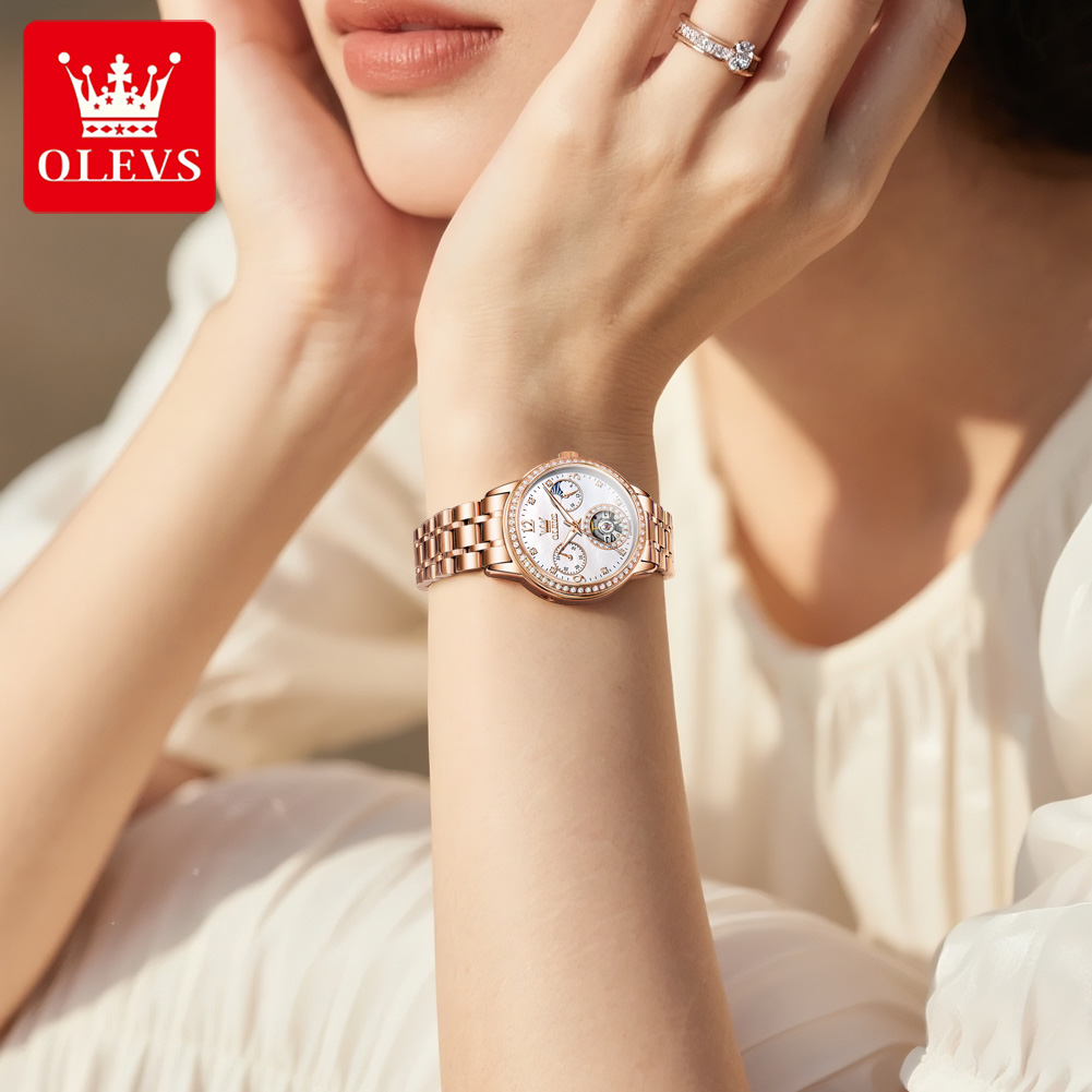 OLEVS Women's Watches Top Bran - Luxury Watch With Bracelet ulasan dan harga