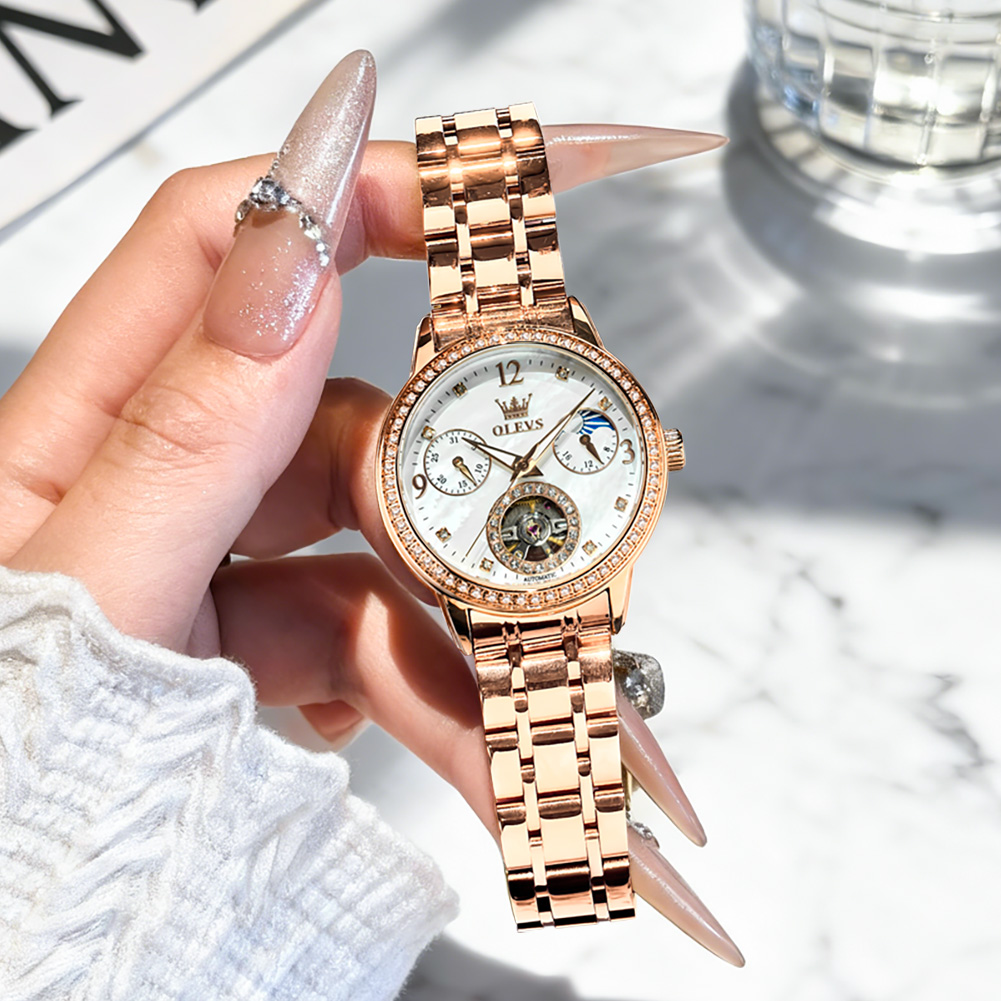 OLEVS Women's Watches Top Bran - Luxury Watch With Bracelet ulasan dan harga