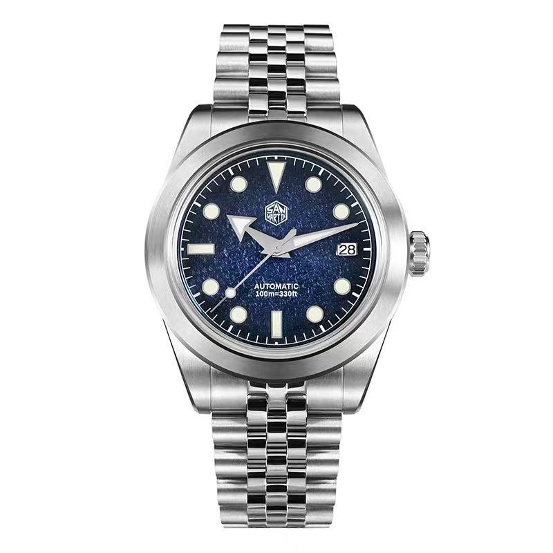 San Martin 39mm Men Sport Watc - Cloisonne Enamel Dial ulasan dan harga