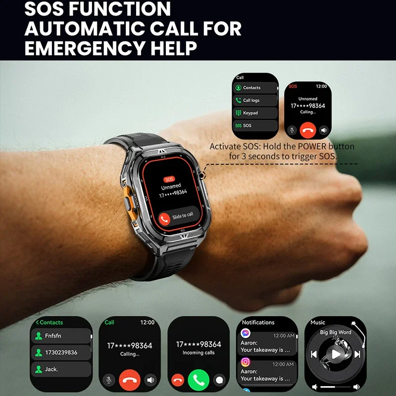 Luxury AMOLED Smartwatch Real  - Compass Watch Luxury ulasan dan harga
