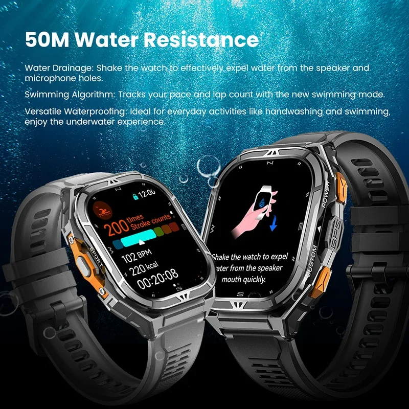 Luxury AMOLED Smartwatch Real  - Compass Watch Luxury ulasan dan harga