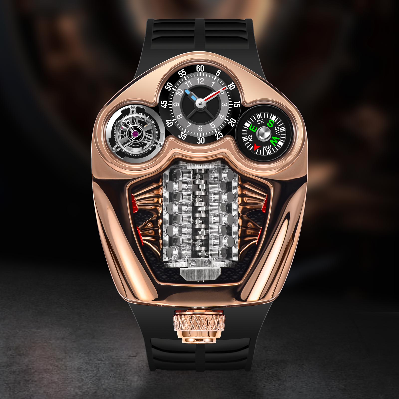 PINDU Design NEW Engine Series - Compass Watch Luxury ulasan dan harga