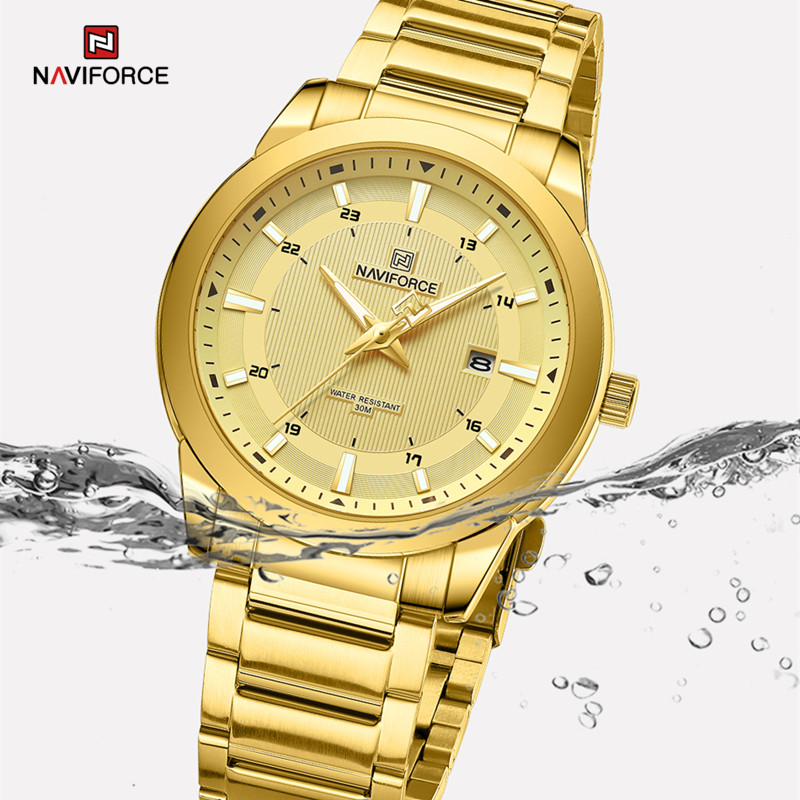 2024 Top Brand NAVIFORCE Mens  - Luxury Watch Wallpaper ulasan dan harga