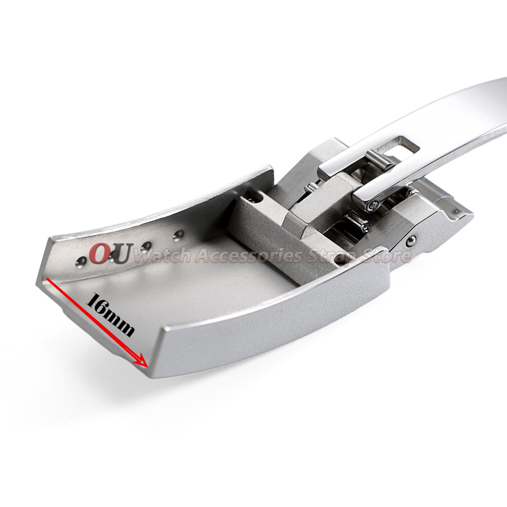 9mmx16mm Stainless Steel Deplo - Luxury Watch Quality ulasan dan harga