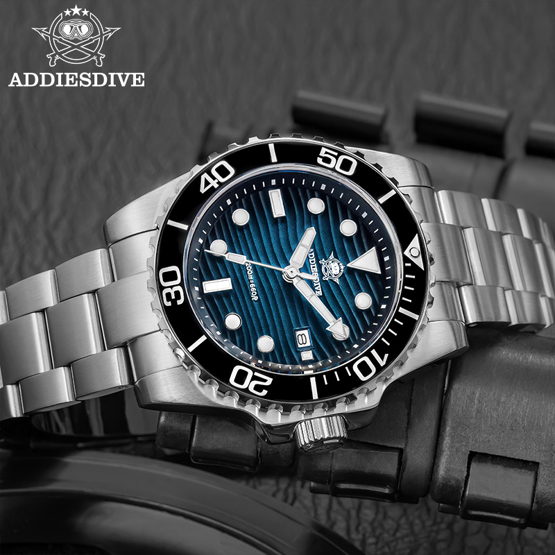 ADDIESDIVE Men's 2115 Quartz W - Luxury Watch With Bracelet ulasan dan harga